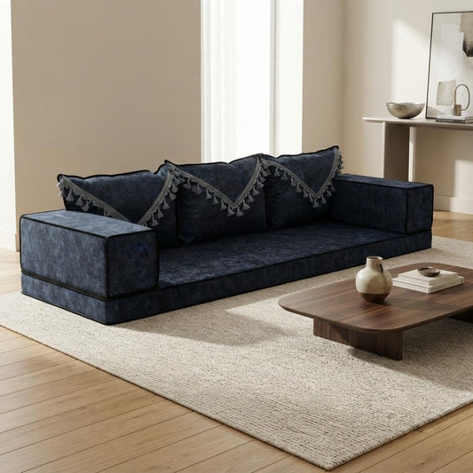 Blue Arabic Majlis floor seating product image 2