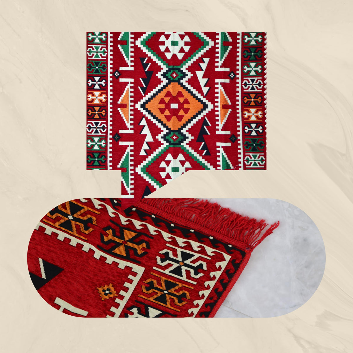 Mystical Anatolia 4x6 kilim rug SKU OQ-U33L-LI1I additional view 4