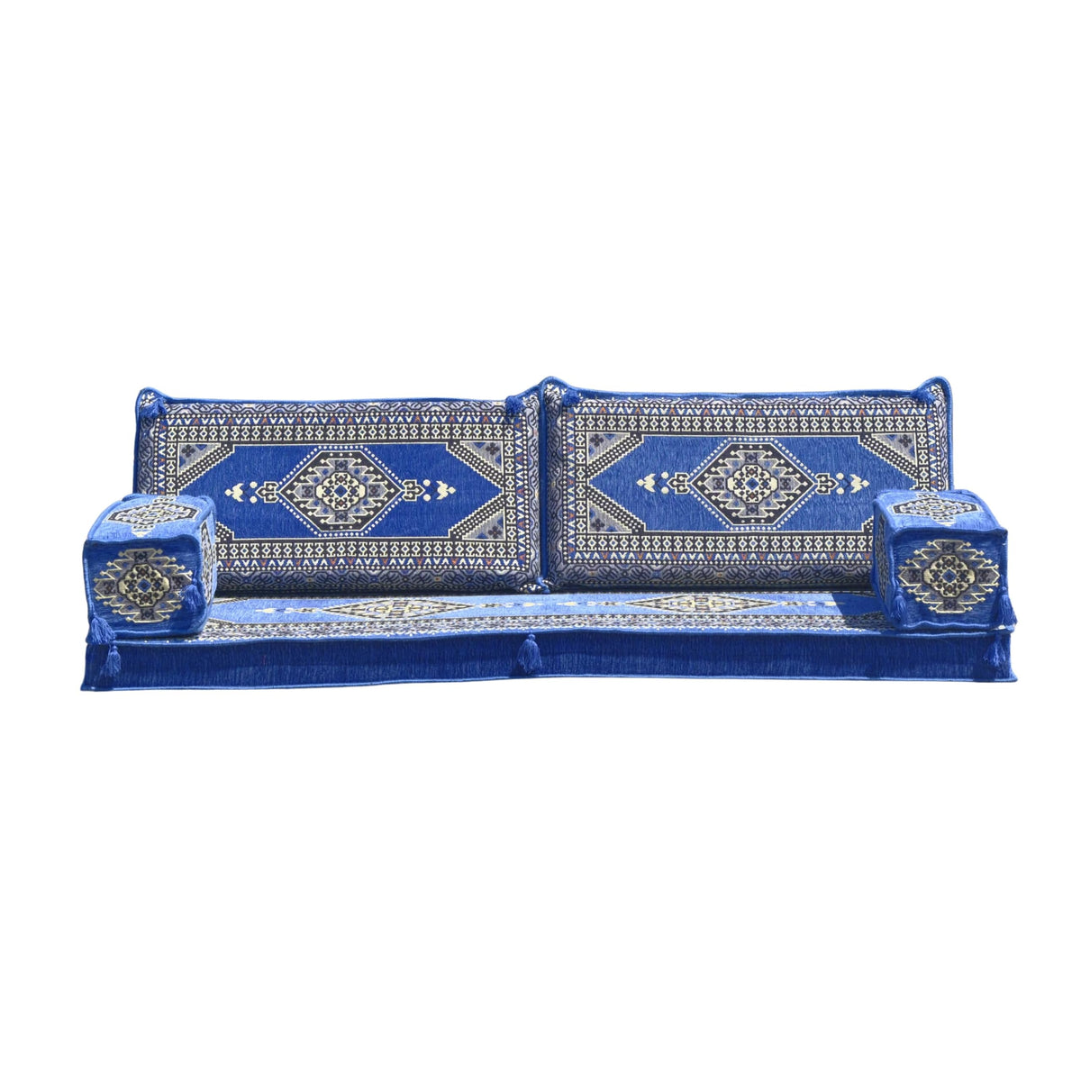 Mystical Anatolia blue Arabic Majlis floor sofa seating