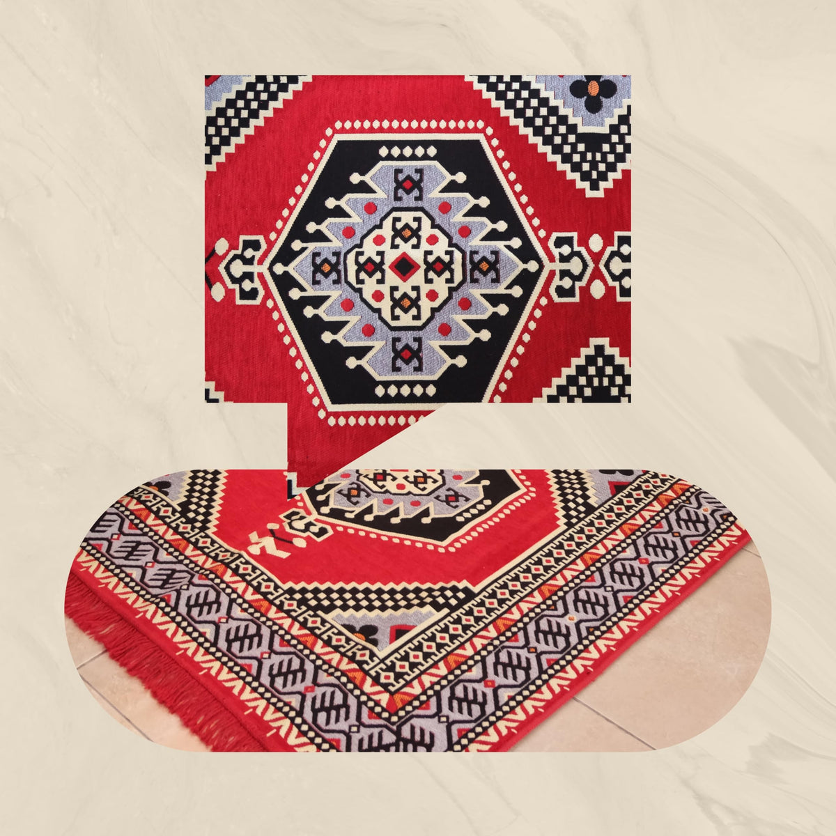 Mystical Anatolia 4x6 kilim rug SKU OD-G2H0-PAB6 additional view 3