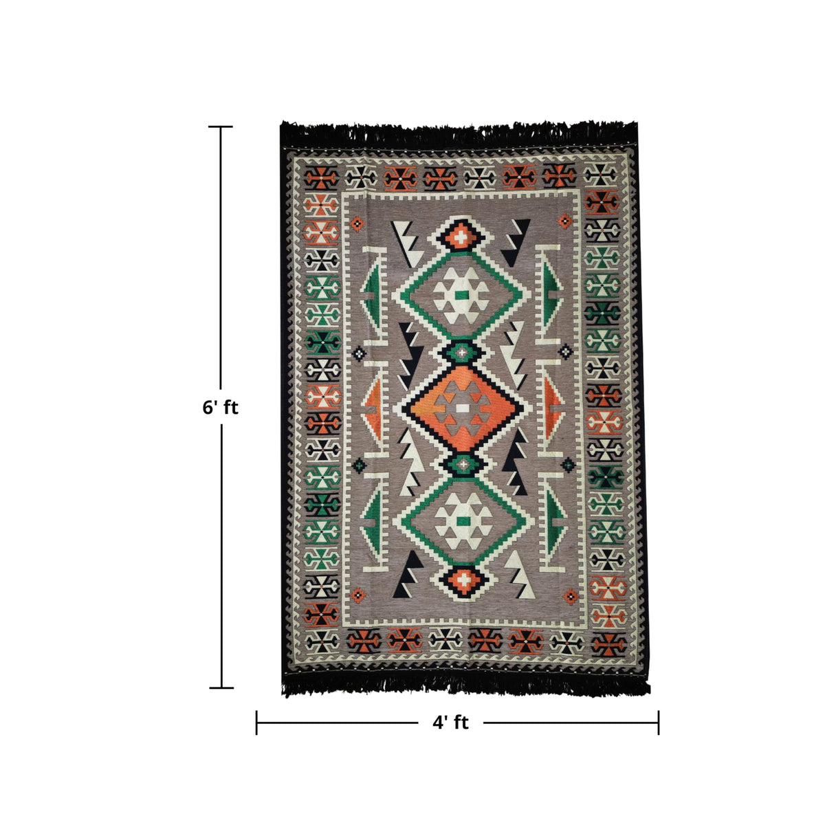 Mystical Anatolia 4x6 kilim rug SKU RI-OU5Y-E3DJ additional view 2