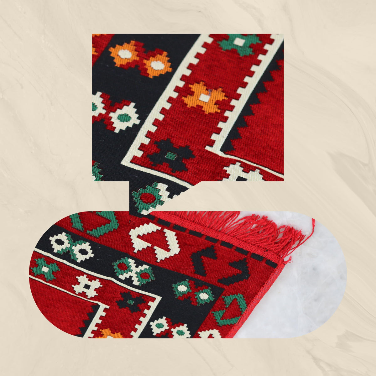 Mystical Anatolia 4x6 kilim rug SKU Y6-BKUM-WYPK additional view 5