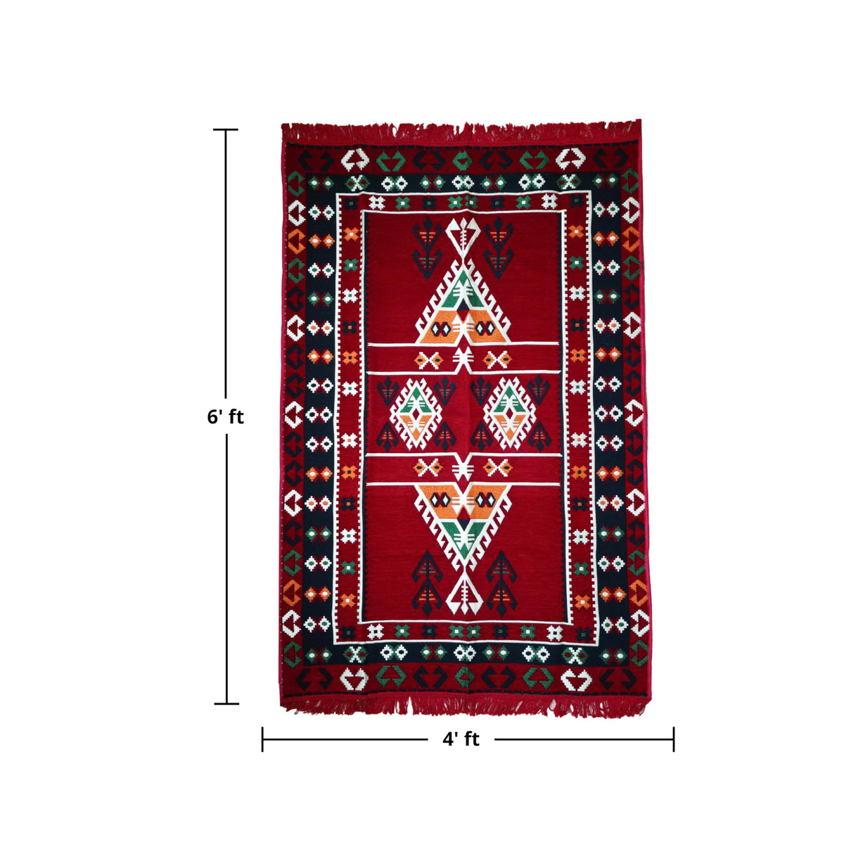 Mystical Anatolia 4x6 kilim rug SKU Y6-BKUM-WYPK additional view 2