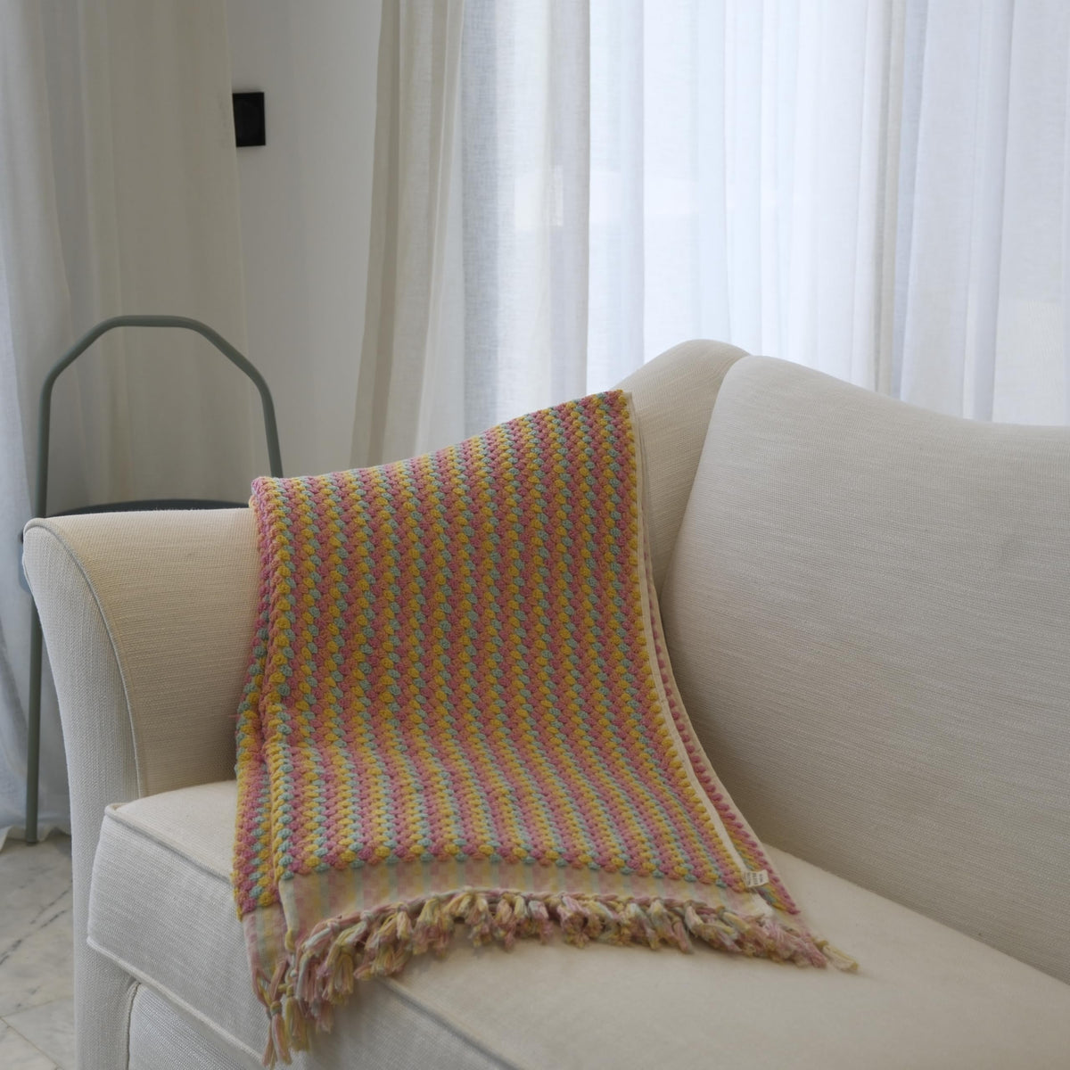 Mystical Anatolia pompom bath towel SKU UK-NANO-6KLQ additional view 6