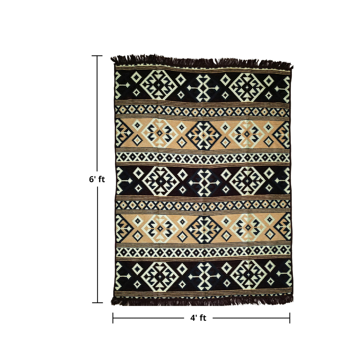 Mystical Anatolia 4x6 kilim rug SKU O7-F8DI-BP3P additional view 2