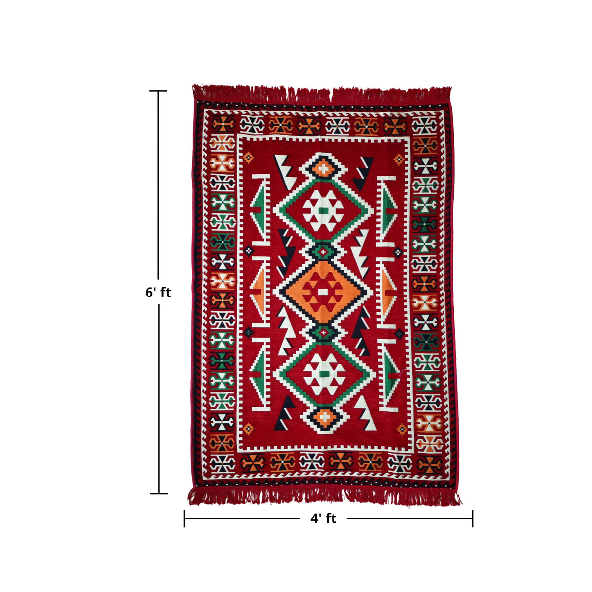 Mystical Anatolia 4x6 kilim rug SKU OQ-U33L-LI1I additional view 2