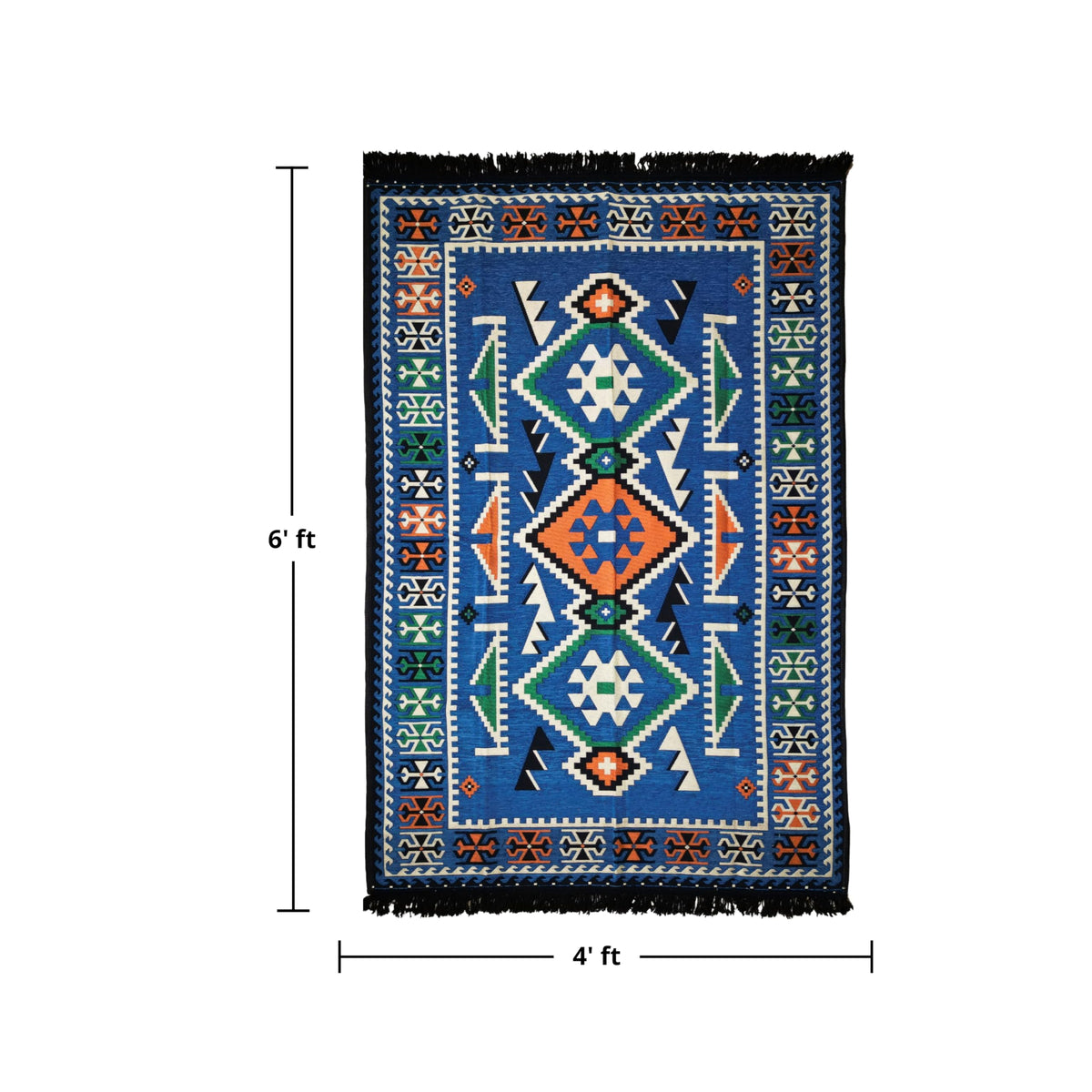 Mystical Anatolia 4x6 kilim rug SKU 1C-KC7J-G13C additional view 2