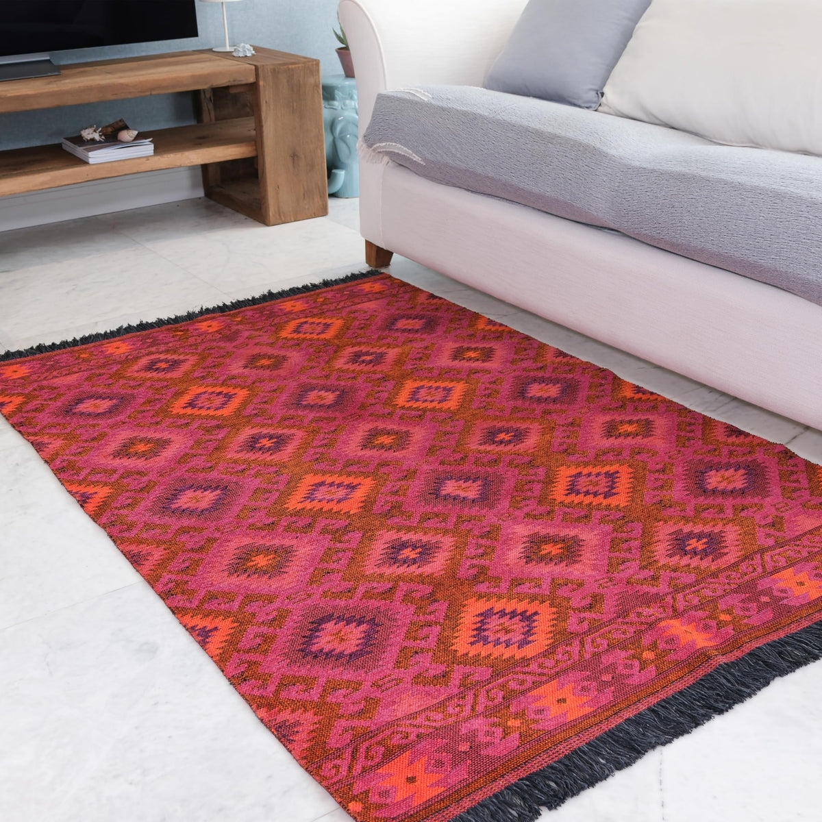 Mystical Anatolia 4x6 kilim rug SKU W8-BR1K-TINI additional view 2
