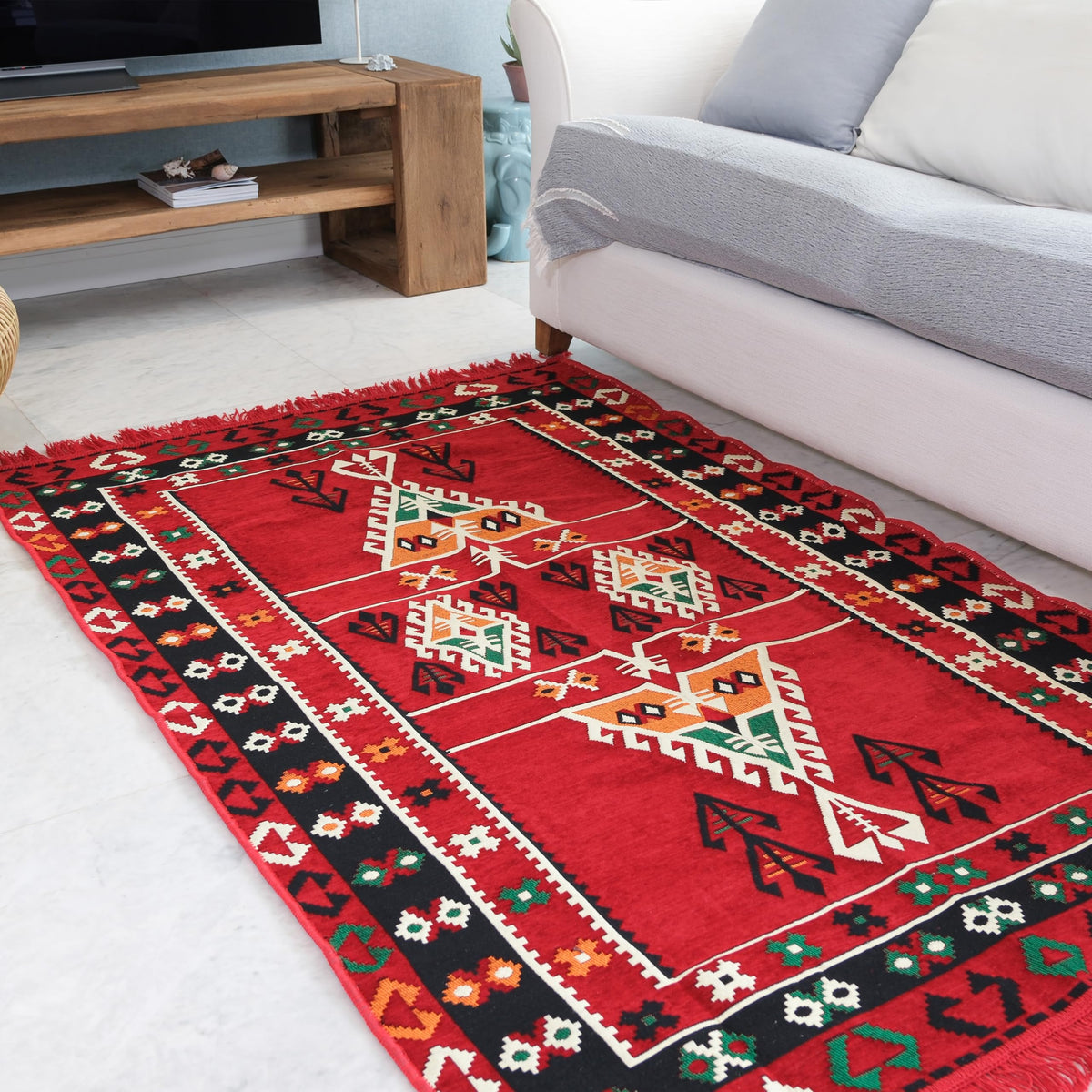 Mystical Anatolia 4x6 kilim rug SKU Y6-BKUM-WYPK additional view 3