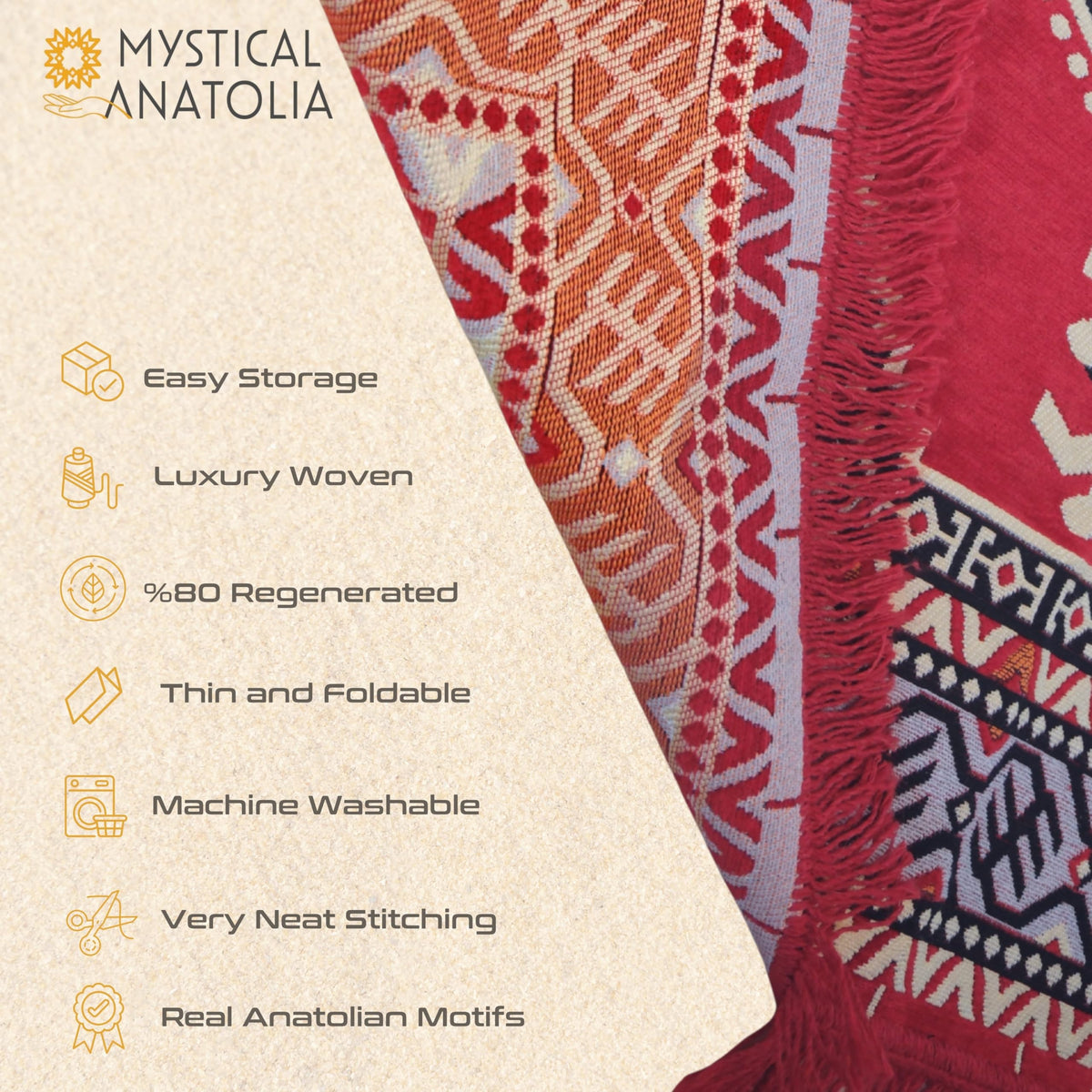 Mystical Anatolia 4x6 kilim rug SKU OD-G2H0-PAB6 additional view 4