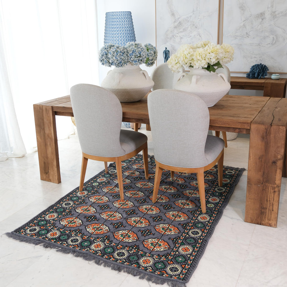 Mystical Anatolia kilim Orange/Grey additional view 4