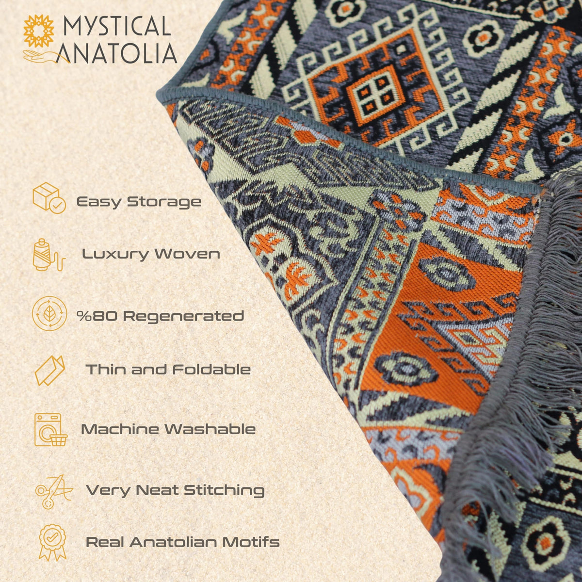 Mystical Anatolia 4x6 kilim rug SKU 3L-EEO2-TEFV additional view 6