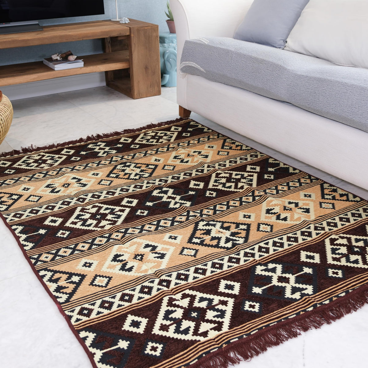 Mystical Anatolia 4x6 kilim rug SKU O7-F8DI-BP3P additional view 3