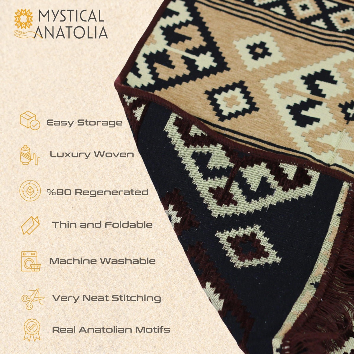 Mystical Anatolia 4x6 kilim rug SKU O7-F8DI-BP3P additional view 6