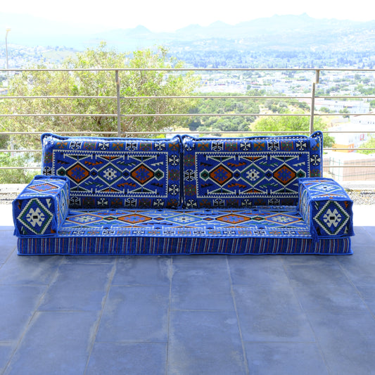 Arabic Style Majlis Floor Sofa – Traditional Low Seating Design