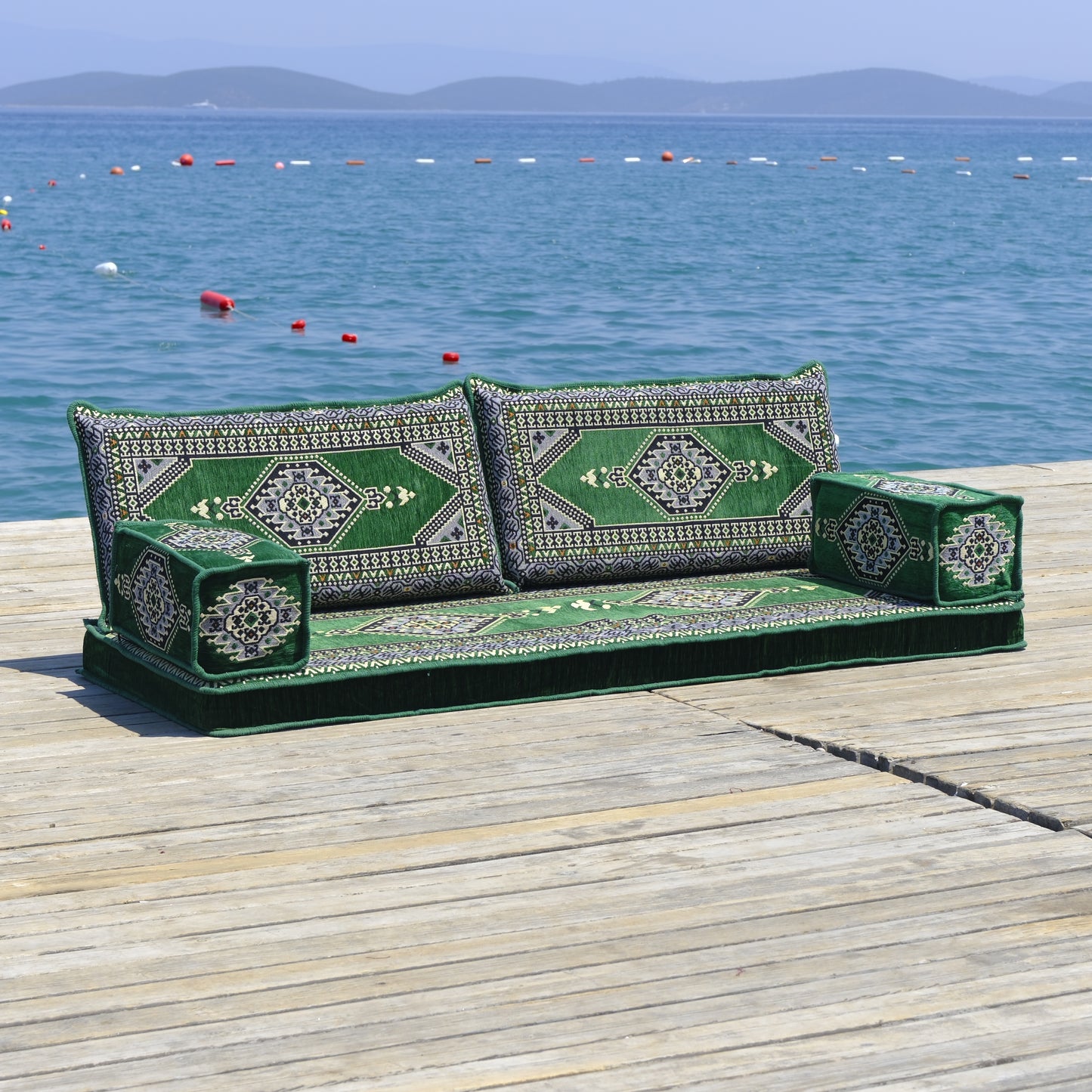 Arabic Style Majlis Floor Sofa – Traditional Low Seating Design