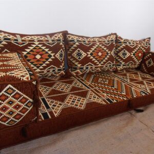 Arabic Floor Sofa, Arabic Living Room Furniture, Arabic Cushions, Loveseat Sofa, Boho Sofa