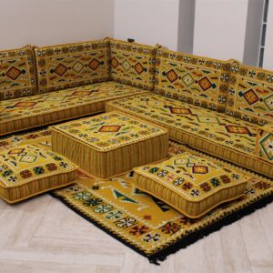 L Shaped Arabic Living Room Furniture